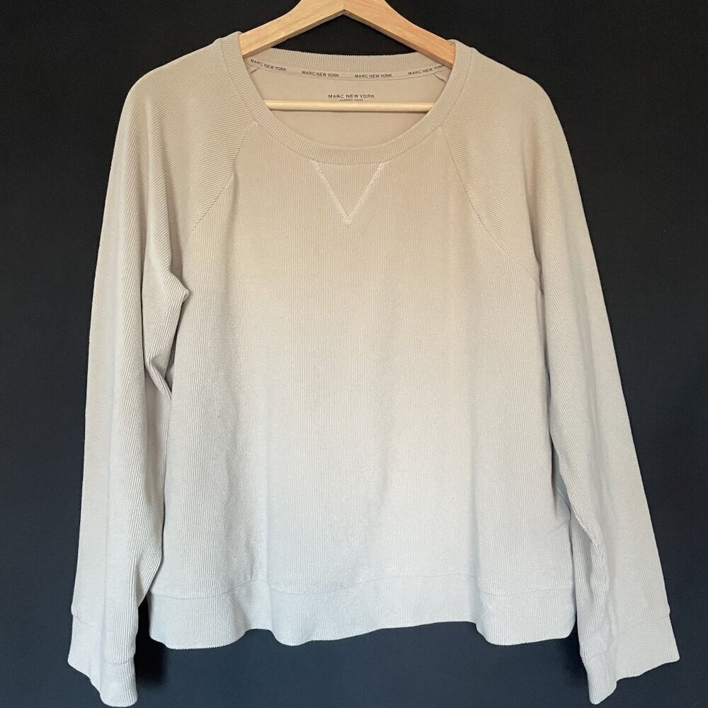 Marc New York Beige XL/EG Womens Sweatshirt beige comfortable top athleisure